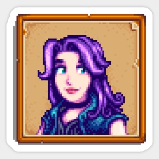 Abigail Portrait Sticker